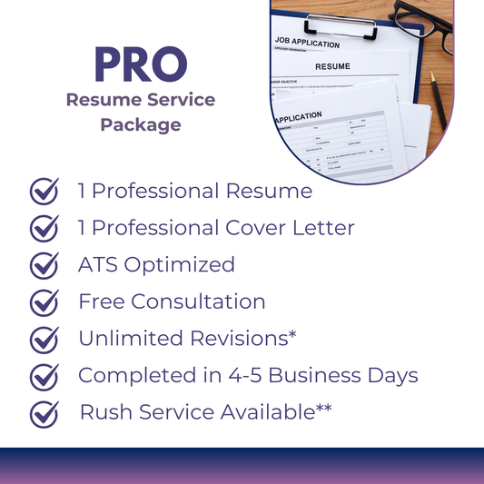 PRO Resume Service Package